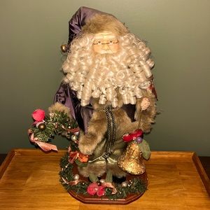 Purple Woodland Santa